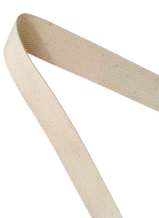 Abbaoww 11 Yards Natural Heavy Cotton Webbing 1.2 Inch for Sewing DIY Craft Bags Making Outdoor Supplies (1.2 Inch) - Image 3